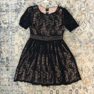 Women's M Black Lace Dress